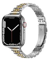 Fullmosa Slim Metal Strap Compatible with Apple Watch Straps 49mm 46mm 45mm 44mm 42mm 41mm 40mm 38mm for Women, Stainless Steel Thin Apple Watch Strap iWatch Bands Ultra Series 10/9/8/7/6/SE/5/4/3/2/1