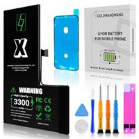 GOLDWANGWANG Battery Replacement for iPhone, Complete Repair Kit, CE/RoHS/FCC/PSE Certified