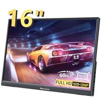 Showscren Portable Monitor for Laptop, Full HD 1920X1200P Display 300cd/Brightness