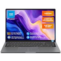 Blackview 16-inch Gaming Laptop | Intel Core i5-1030NG7 | 16GB DDR4 RAM | 512GB SSD /2TB HDD | Backlit Keyboard, Fingerprint Unlock, WiFi6 USB 3.0, Webcam, Slim Laptops For Gaming, Business, Students