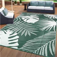 Capslpad Waterproof Leaves Outdoor Rug Reversible Lightweight Plastic Straw Rug Recycled Portable RV Travel Rugs Picnic Blanket Mats for Backyard Camping BBQ Deck Beach