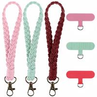 HaiFafafaing 3 Set Phone Charm Strap Thick Phone Lanyard wit