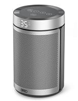 Dreo Electric Heater, 1500W Energy Efficient Space Silent Room Heater, Portable Ceramic Fan Heaters, Thermostat 3 Modes 12H Timer, Overheat Tip Over Protection, for Bedroom, Atom 316, Silver
