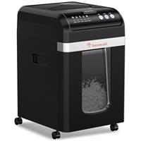 Bonsaii 200-Sheet Auto-Feed Paper Shredder, 60-Min Continuous Run, P-4 Micro-Cut, 31L Pull-Out Bin, Manual Mode for Credit Cards, Low Noise & Energy-Saving, Heavy-Duty for Office Use, C283-A