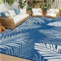 Cekene Outdoor Rugs Waterproof Large Plastic Patio Rugs for Garden Geometric Camping Rug Mat Reversible Washable Area Floor Rug for Patios Decking Terrace RV Backyard Picnic BBQ