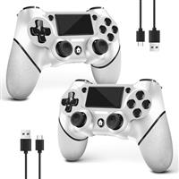 AceGamer 2 Pack Wireless Controller for PS4Game Controller for PS4/Pro/Slim/PCGamepad Joystick with Turbo/Back Button/Dual Vibration/6-Axis Gyro Sensor/Touch Panel