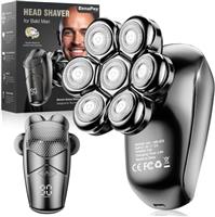 Head Shavers for MenEenaPey 5 in 1 Electric Rotary Shaver with 7D Floating HeadIPX7 Waterproof and Type C Rechargeable Grooming Kit