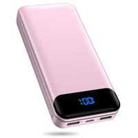 Enerwow Power Bank-27000mAh Fast Charging Portable Charger, Powerbank with USB C Input/Output, Large Capacity Mobile Phone Battery Pack with LED Display Compatible with iPhone, Huawei