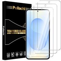 Pollachi for iPhone 16 Pro Screen Protector [3 Pack] Tempere