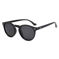 Long Keeper Retro Round Polarised Sunglasses Mens Womens Small Circle Sunglasses Classic Vintage Shades Unisex UV400 Protection Round Sun Glasses