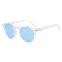 Long Keeper Retro Round Polarised Sunglasses Mens Womens Small Circle Sunglasses Classic Vintage Shades Unisex UV400 Protection Round Sun Glasses