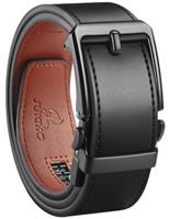 JUKMO 1.5" (38mm) Leather Ratchet Belt for Men in Gift Box
