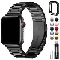 Fullmosa Metal Strap Compatible with Apple Watch Strap 42mm 41mm 40mm 38mm 44mm 45m 46mm 49mm Stainless Steel Replacement Band Compatible with iWatch Series 10 9 8 7 6 SE 5 4 3 2 1 Ultra