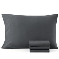 Casa Platino 4 Pack Pillow Cases - Standard Size 50x75 cm - Pre-Washed 100% Brushed Microfiber with Envelope Closure Wrinkle Resistant and Soft