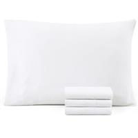 Casa Platino 4 Pack Pillow Cases - Standard Size 50x75 cm - Pre-Washed 100% Brushed Microfiber with Envelope Closure Wrinkle Resistant and Soft
