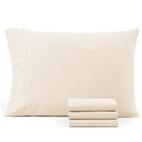 Casa Platino 4 Pack Pillow Cases - Standard Size 50x75 cm - Pre-Washed 100% Brushed Microfiber with Envelope Closure Wrinkle Resistant and Soft
