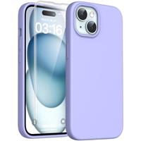 TOCOL Silicone for iPhone SE Case, Liquid Silicone Multi-Color Slim Silky-Soft Touch Anti-Scratch Shockproof Protective Phone Cover, Midnight Blue