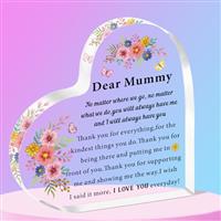 SMARGO Mum Gifts from Daughter Son, Acrylic Plaque Gifts for