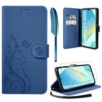 AROYI Case Compatible with Samsung Galaxy A16 5G/4G Case,Wallet Case PU Leather with Card Slots Folding Stand Magnetic Protect Flip Cover for Samsung Galaxy A16 5G/4G Dark Purple