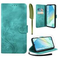 AROYI Case Compatible with Samsung Galaxy A16 5G/4G Case,Wallet Case PU Leather with Card Slots Folding Stand Magnetic Protect Flip Cover for Samsung Galaxy A16 5G/4G Dark Purple