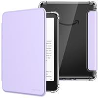MoKo Case for All-New 7" Kindle Paperwhite 12th Gen 2024 & Kindle Colorsoft Signature Edition 2024, Ultra Clear Soft Flexible Transparent TPU Back Cover Light Shell with Auto Wake/Sleep