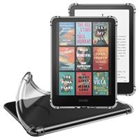 MoKo Case for All-New 7 Kindle Paperwhite (12th Generation-2024) and Kindle Colorsoft Signature Edition 2024, Ultra Thin Transparent Skin Bumper Back Cover Shell