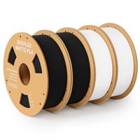 DEEPLEE Matte PLA Filament 1.75mm 3D Printer Filament, Dimensional Accuracy +/- 0.02mm, Fits for Most FDM 3D Printers