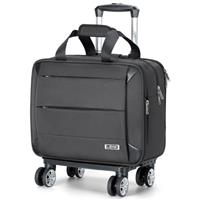 Lekeinchi Womens 4-Wheel Rolling Laptop Bag Waterproof Softside Cabin Luggage with Dedicated Laptop Sleeve, Business & Travel Carry-On