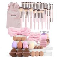 MAANGE Makeup Brush Set 49 Pcs Makeup Tool Set Premium Synthetic Foundation Powder Concealers Eye shadows Blush Makeup Brushes