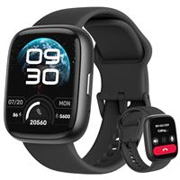 Smart Watch, Alexa Built-in, Answer/Make Calls 44mm Smartwatch Women Men, 1.83'' Sports Watch IP68 Waterproof, Heart Rate SpO2 Sleep Stress Monitor, Step Counter Watch for Android & iOS Phone