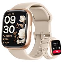 Smart Watch, Alexa Built-in, Answer/Make Calls 44mm Smartwatch Women Men, 1.83'' Sports Watch IP68 Waterproof, Heart Rate SpO2 Sleep Stress Monitor, Step Counter Watch for Android & iOS Phone