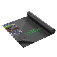 BEEWAY Weed Membrane, 1m x 10m 90gsm Weed Control Membrane, Weed Control Fabric, Ground Cover, UV Stabilised Weed Barrier Fabric for Patios Garden Flower Beds Landscaping
