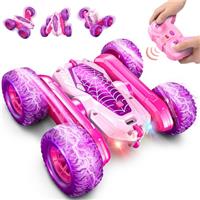 Dreamlandia Remote Control Cars for Kids, 360 Flips Rotating RC Spider Car, Birthday Gifts for Boys 4-10 Years Old, Spidey and His Amazing Friends Toys