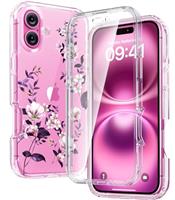 Diaclara Case for iPhone 12/16 Series Case, 360 Full Body Bumper Clear Back Cover