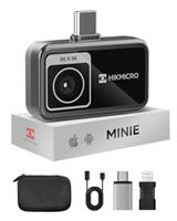HIKMICRO MiniE Thermal Camera Android/iOS, 192192 SuperIR Thermal Imaging Camera, 9696 IR Resolution, No Battery, for Phone/Tablet,USB-C/Lightning Port,Support iPhone 15/16