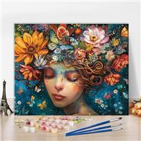 TISHIRON Colorful Graffiti, Modern Oil Painting for Adult Be