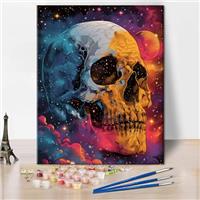 TISHIRON Colorful Graffiti, Modern Oil Painting for Adult Be