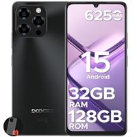 DOOGEE Note 58 Mobile Phones, (2025) Newest Android 15 Phone, 6250mAh 32GB+128GB/2TB Smart Phone, 6.75" HD+, 16MP+8MP, 4G Dual SIM Free Unlocked Mobile Phones, Face ID, Widevine L1, 5G WiFi/OTG/NFC