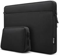 TECOOL 15 15.6 Inch Laptop Sleeve, Protective Case for 15 15.6'' HP Lenovo Thinkpad Ideapad Dell Acer ASUS Chromebook Notebook, Waterproof Shockproof Computer Cover with Accessory Bag, Dark Blue