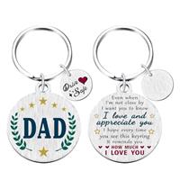 Yobent Dad Fathers Day Keyring Gifts - Daddy Gifts from Daug