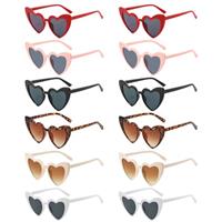 YISIZES 12 Pack Love Heart Shaped Sunglasses, Funny Sunglasses Ladies Novelty Eyewear for Wedding Birthday Hen Do Party or Festival, Photo Shoot Accessories for Women Teenager Grils Bride Bridesmaid