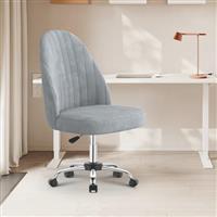 naspaluro Office Chair Ergonomic for Desk with Adaptive Lumbar Support/Headrest/Flip-up Armrests Swivel Computer Chair with Rocking Function Executive Manager Chair For Home Office-Black