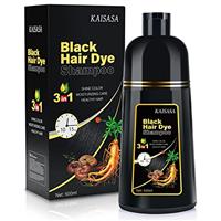 Hair Dye Shampoo 3 in 1, Natural Hair Dye Semi Permanent Color, 100% Gray Cover Up for Treated Color for Women and Men 500ML