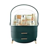 Warmiehomy Multi-Function Make Up Case Dustproof Cosmetic Storage Box, Organizer Skin Care Products Jewelry Organizer skin care organiser for Bedroom Bathroom Desktop