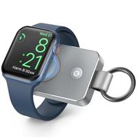 Portable Wireless Charger for Apple Watch,1000mAh iWatch Charger Magnetic Keychain Power Bank, Travel Charger for Apple Watch Series 7,6,5,4,3,2,1, SE,45/44/42/41/40/38mm