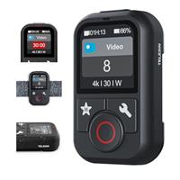 TELESIN T13 Waterproof Remote Control for GoPro Hero 13/12/11/10/9/8/Max, 60 Meters Control Range, Colorful LCD Display, Multi-Language Support, Smart Wireless Controller