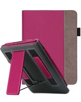WALNEW Stand Case for 7" All-New Kindle Paperwhite 12th Generation (2024 Released) and Kindle Colorsoft Signature Edition, Two Hand Straps Shell PU Leather Cover with Auto-Wake/Sleep