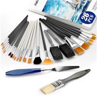 Halobios 20pcs and 26pcs painting brushes