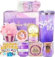 Awfrky Birthday Gifts for Women, Purple Gift Box Set for Mom Sister Female Friends Wife Girlfriend Daughter, Unique Gifts for Women Who Have Everything