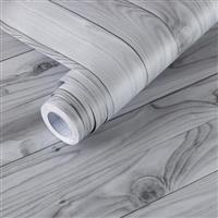 Decoroom Sticky Back Plastic Roll Wood Effect Vinyl Wrap Self Adhesive Grain Peel and Stick Wallpaper Contact Paper Waterproof Film Cover Cupboard Countertop Renovation Furniture Stickers